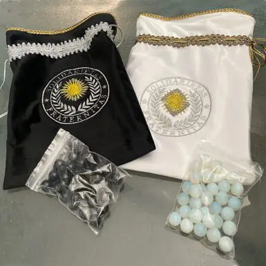 Sacos em veludo Tronco da Viúva/Votação