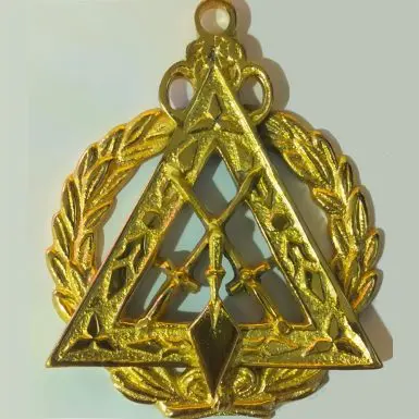 Joia de Capitão do Arco Real Maçônico (Rito de York)