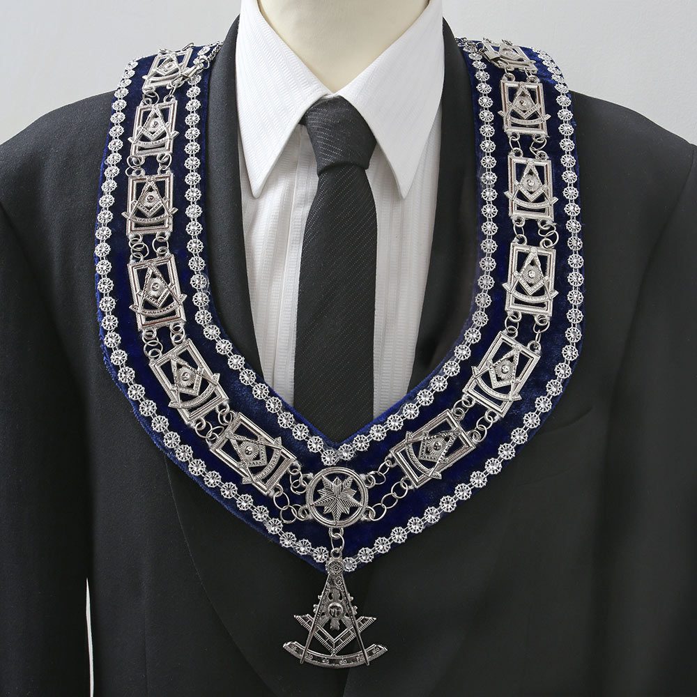 Colar Past Master do Rito de York - Avental Maçom